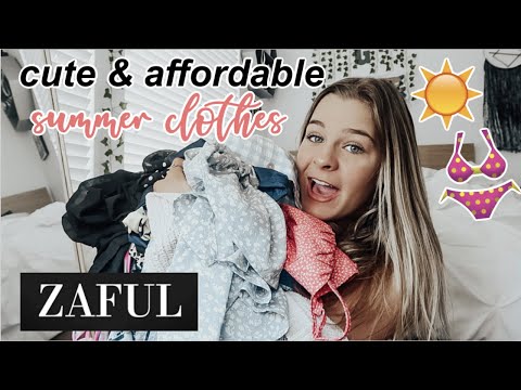 cute & affordable summer clothes {try-on haul ft. ZAFUL}