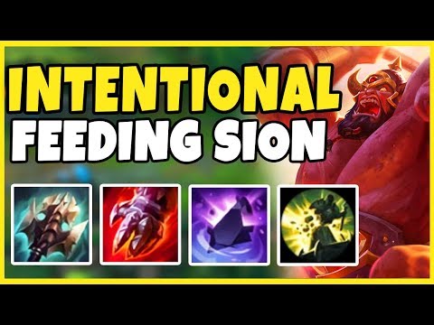 INTING SION IS BACK! SPLIT PUSH SION TAKING EVERY TOWER IN HIS PATH! - League of Legends