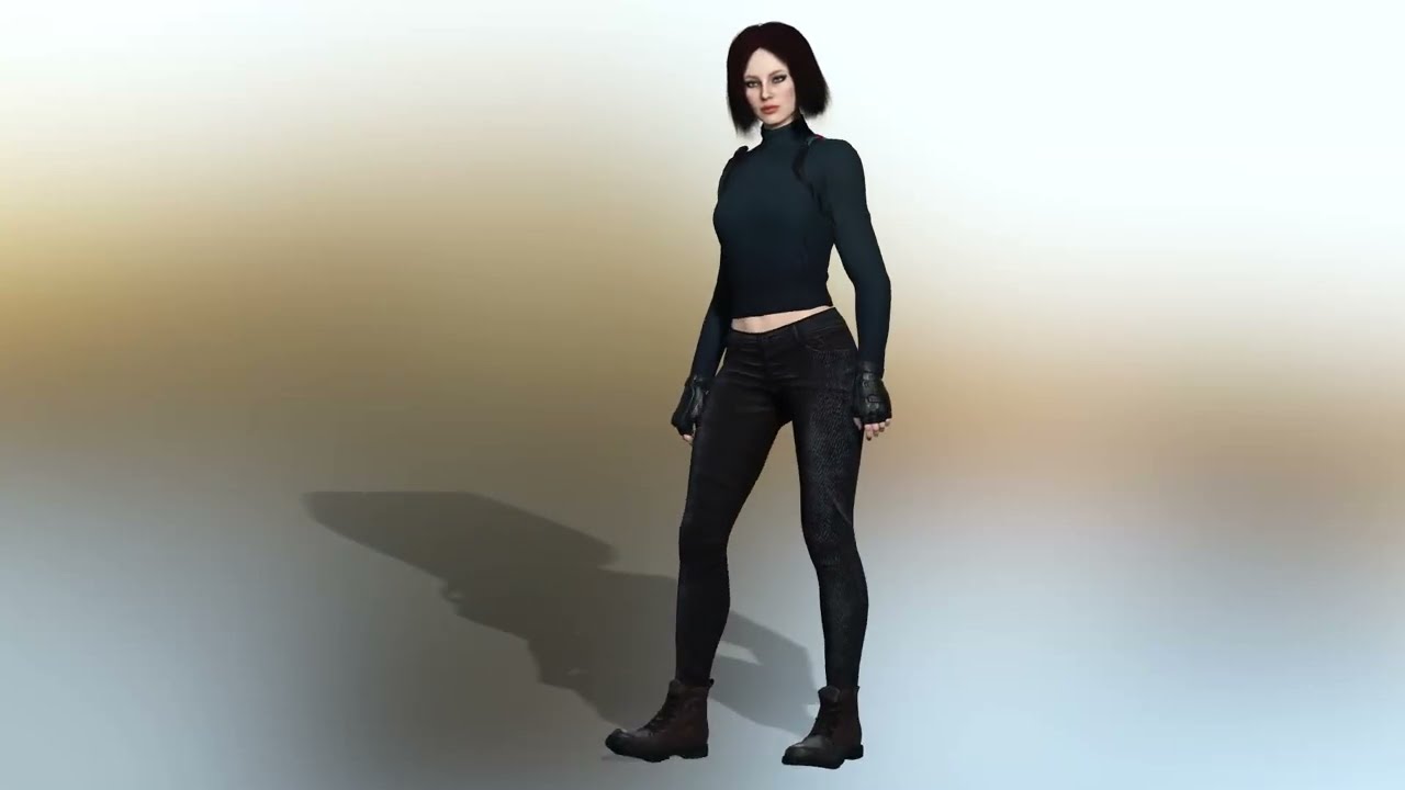 The secret operative agent Rebel 3D Model