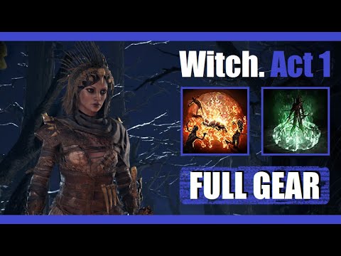 Full Gear Detonate Dead Witch Gameplay & Leveling Timelapse | Path of Exile 2