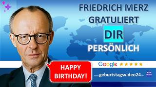 Friedrich Merz – Beispielvideo zum Geburtstag