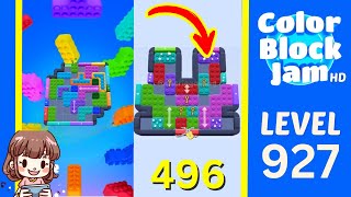 Solution du Niveau 927 de Color Block Jam