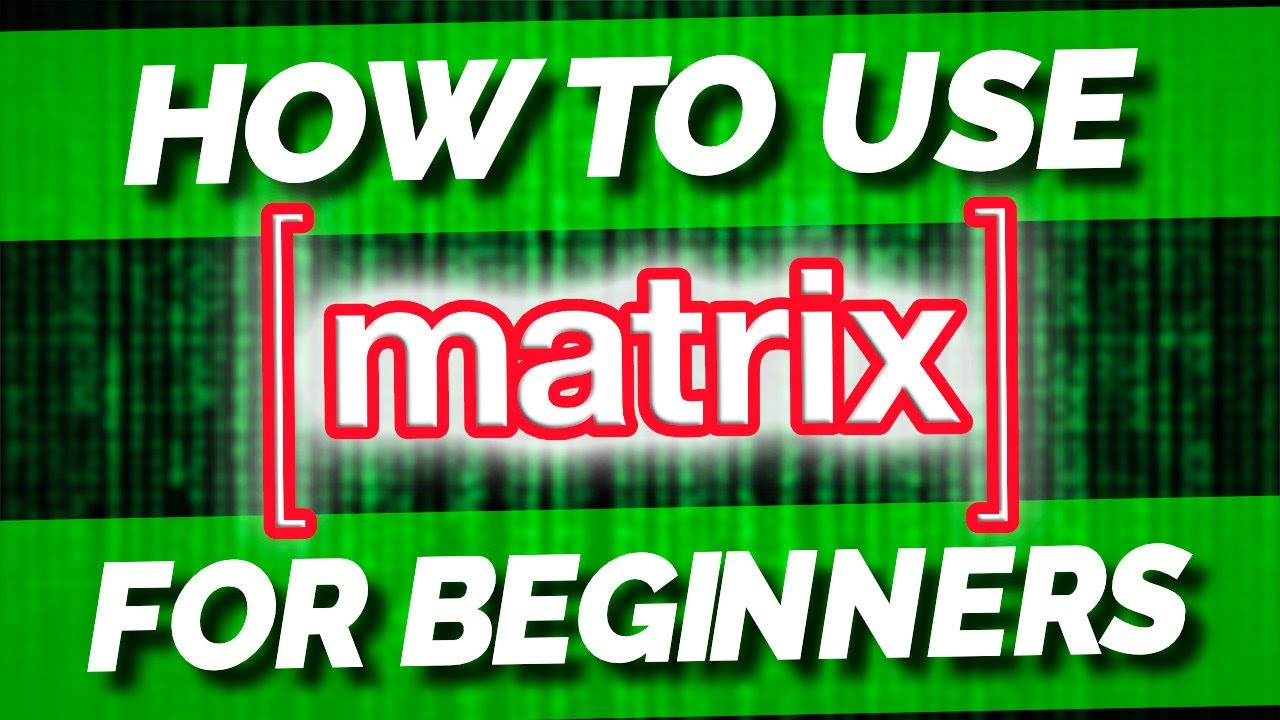Stop Overcomplicating Matrix: A Simple Beginner's Guide.