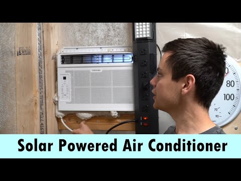 Solar Shed: Running a Cheap Air Conditioner