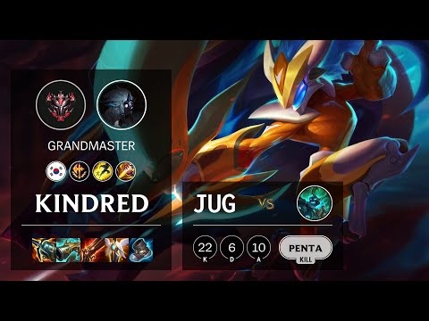 Kindred Jungle vs Hecarim - KR Grandmaster Patch 11.11