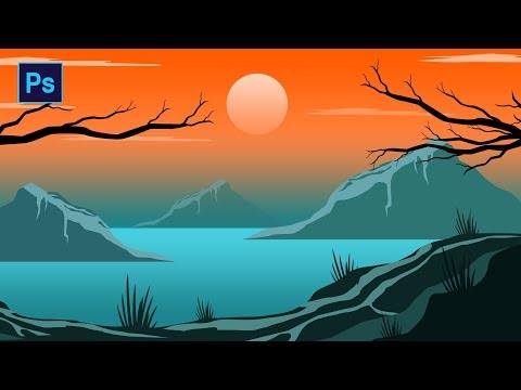 Photoshop Tutorial - How to draw art with the Pen tool