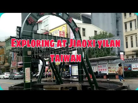 Explorando em Jiaoxi, Yilan, Taiwan