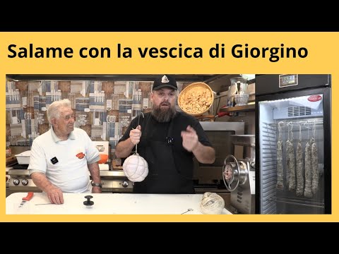 Salamina in vescica fatta in casa
