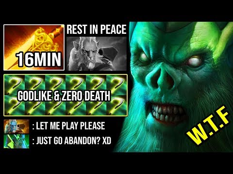 OMG 16Min Radiance Solo MID Necrophos Deleted PL Illusions - Super Raid Boss 1Ulti = 1Down DotA 2
