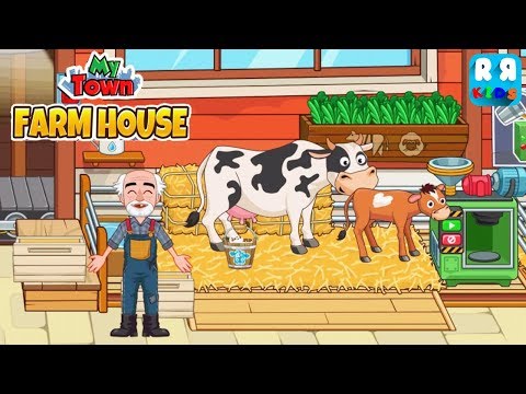 My Town : Farm - Help Grandpa Milking Cows - YouTube