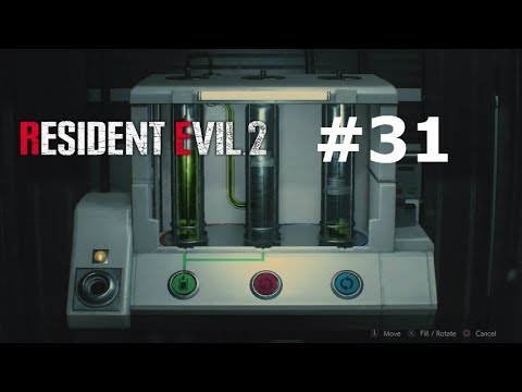 Resident Evil 2 Remake Cliare B Walkthrough No commentary PT 31 Chemical Puzzle Solved