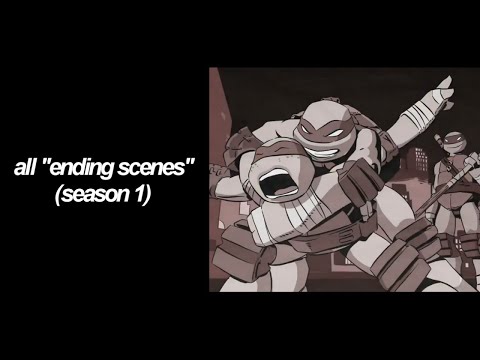 all "ending scenes" (season 1) I teenage mutant ninja turtles 2012
