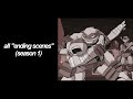 All Ending Scenes Season 1 I Teenage Mutant Ninja Turtles 2012