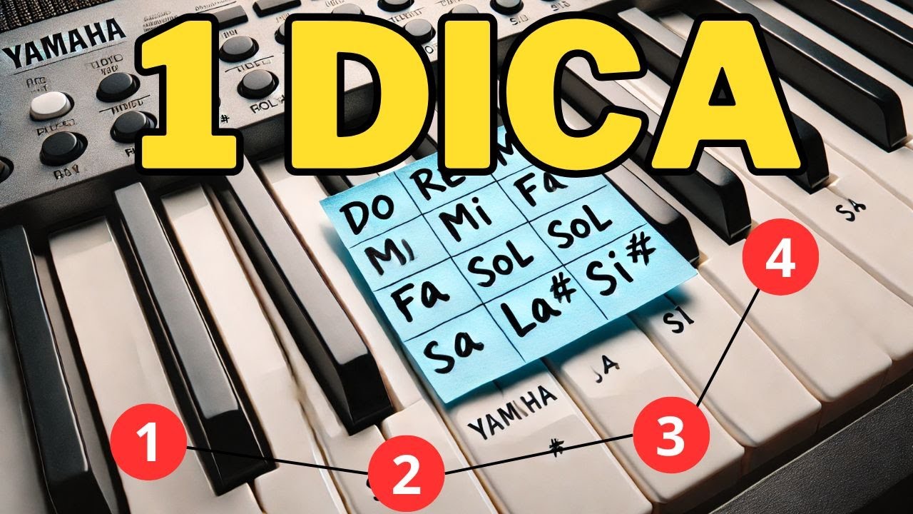 Com apenas 1 DICA, você DESCOBRE todos os Acordes Maiores, Sustenidos e Bemóis!