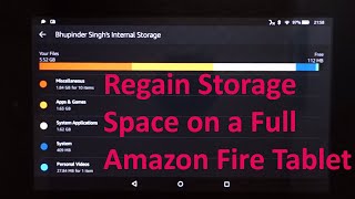 How to Regain Storage Space on a Full Amazon Fire Tablet