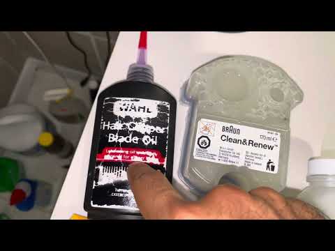 DIY Braun Shaver Clean and Renew Solution - The Correct Way.