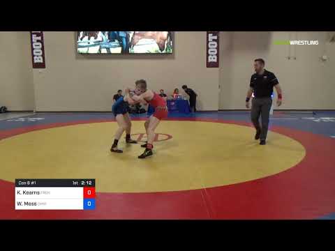 2018 Marine Corps US Open/UWW Junior Greco Roman 67 Con 8 #1 - KJ Kearns (Fron) Vs. William Moss (