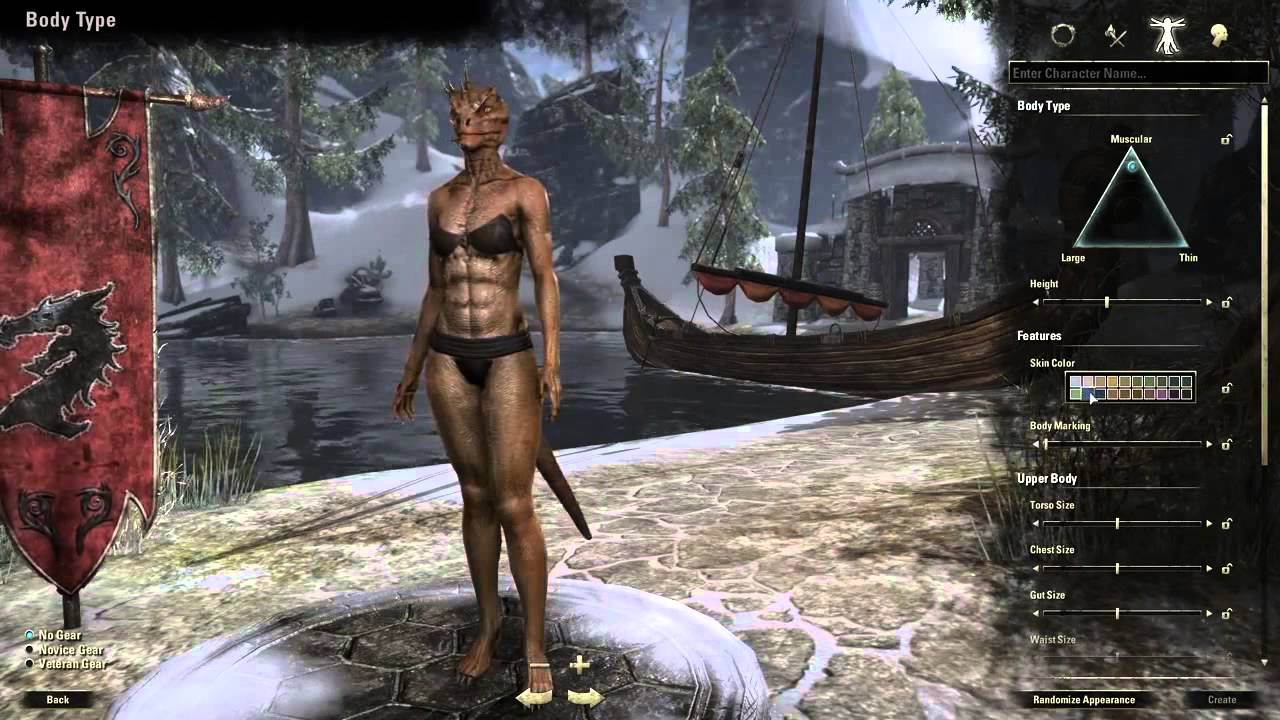 The Elder Scrolls Online: создание персонажа (RUS) 