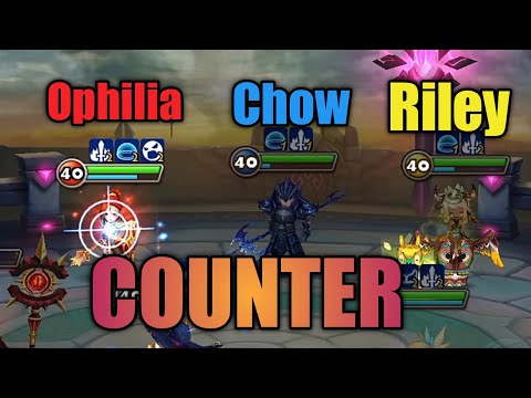 Counter Ophilia Chow Riley Siege Battle Summoners War