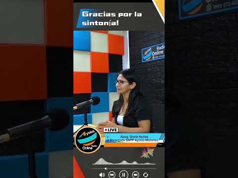 Entrevista. Abog. Gloria Nuñez, Dra. SNPP-AYOLAS-MISIONES