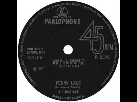 UK New Entry 1967 (56a) The Beatles - Penny Lane