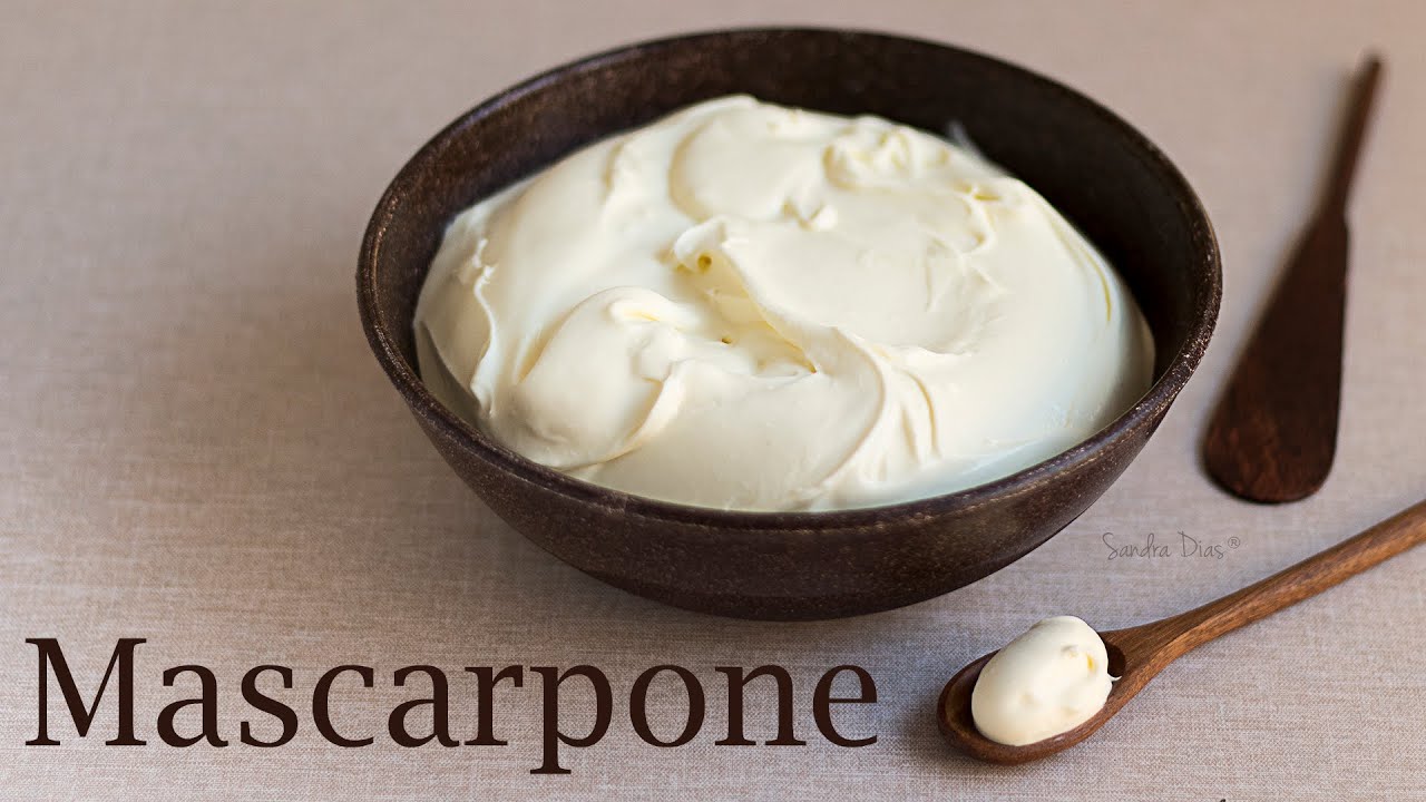 Homemade Mascarpone Cheese | The Only Cheese To Make Tiramisu | Sandra Dias Recipe