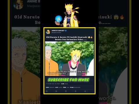 Old Naruto & Sasuke VS Isshiki Otsutsuki 😱🔥