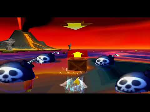 Crash Bandicoot - Warped (PS1) 105% Walkthrough pt35 - Ski Crazed