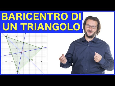 Baricentro di un triangolo, esercizi di geometria analitica