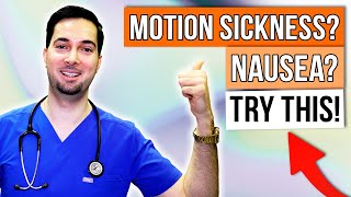 How to get rid of motion sickness treatment and stop in car