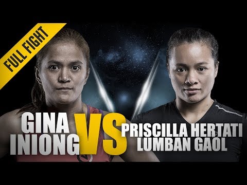 Gina Iniong vs Priscilla Hertati Lumban Gaol full fight