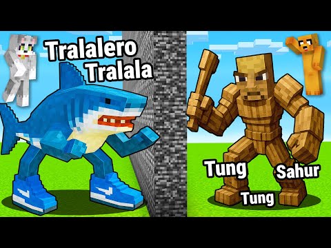 Trolleé a Mi Amigo en Batalla de BRAINROTS en Minecraft! 😂