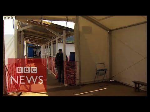 Inside a new Ebola treatment centre in Sierra Leone - BBC News