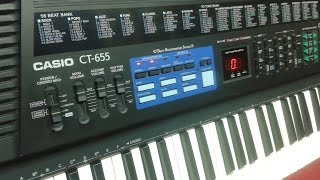 Video thumbnail for CASIO CT-655 by Keyboards - review - repair