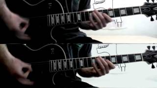 Death Angel - Cause For Alarm (Full Guitar Cover +all solos!)