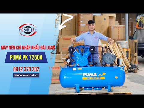 Máy nén khí Puma nhập khẩu Đài Loan - 2 cấp, 7.5 HP