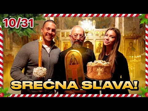 MILENA UPOZNAJE MOJE RODITELJE NA SLAVI - BAKA PRASE VLOGMAS 10/31