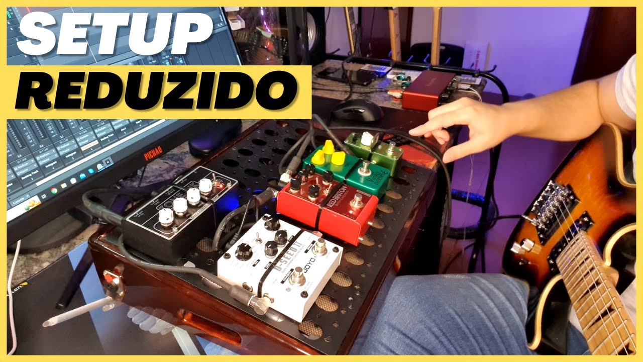 Montando Meu Pedal Board Reduzido | Simples e Completo! Hands Custom