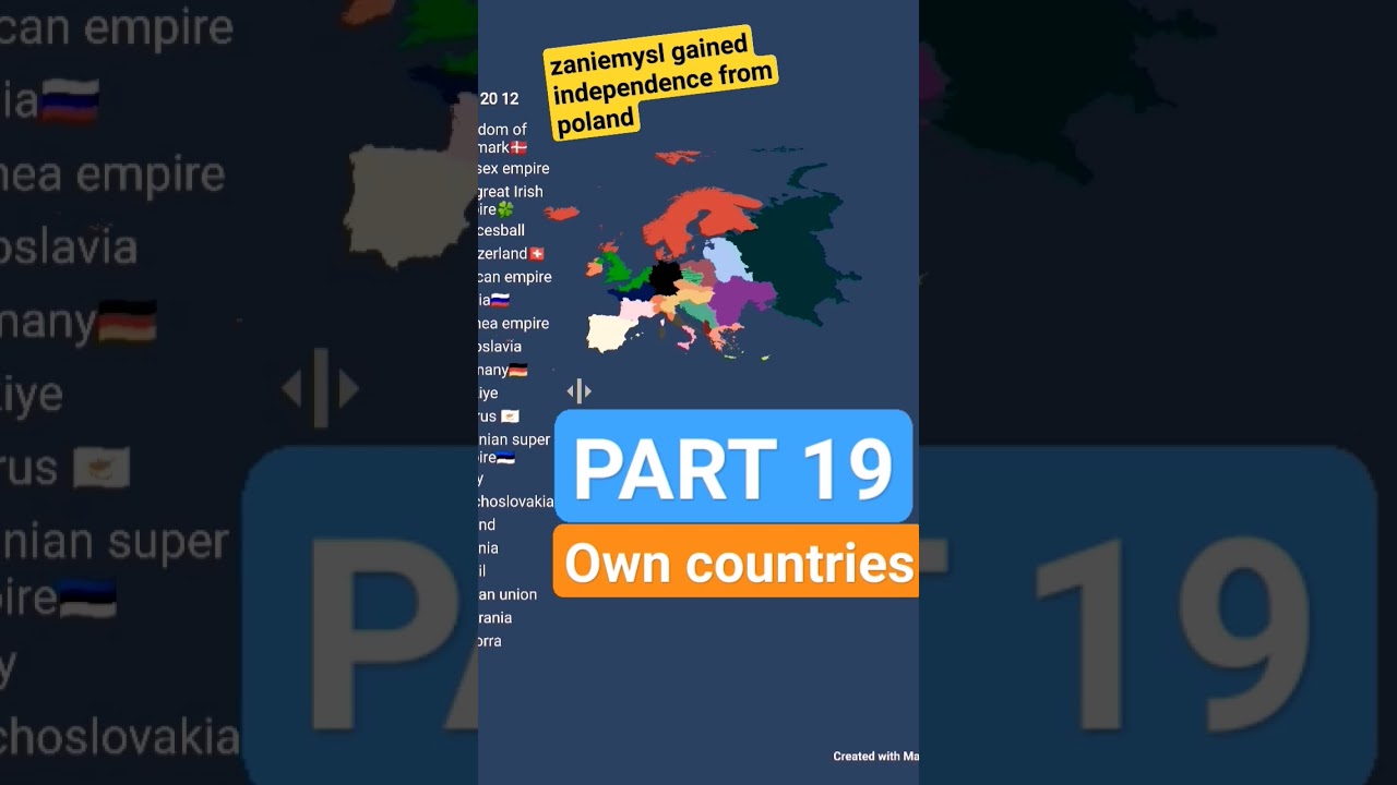 make your own country part 19 #mapper #europe #mapchart #mapping #geography
