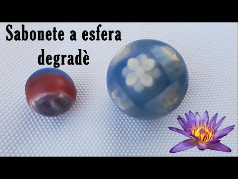 Como Fazer Sabonete a esfera degradè
