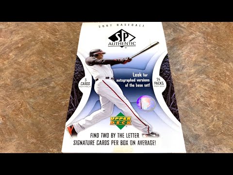 2 AUTOS!  2007 UPPER DECK SP AUTHENTIC BASEBALL CARD BOX OPENING (Throwback Thursday)