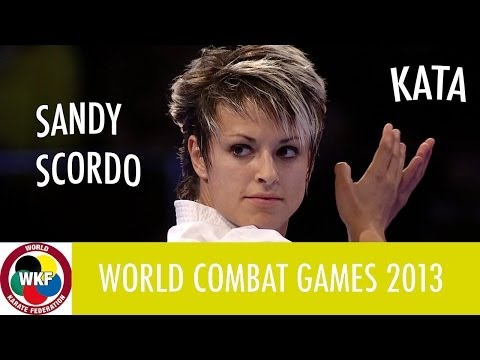 Karate Women's Kata. Sandy SCORDO of France. Finals Gold Medal Fight | WORLD KARATE FEDERATION