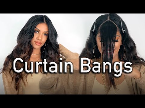 DIY Curtain Bangs: How to Cut and Style Like a Pro |...
