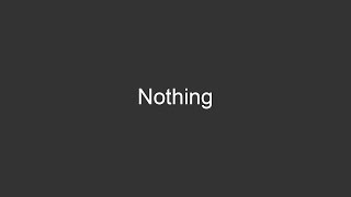 Cover art for Main Theme - Nothing