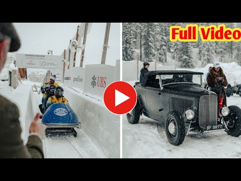 St. Moritz Bobsleigh Sturz: US-Pilot Kristopher Horn verliert drei Anschieber und steuert Bob allein