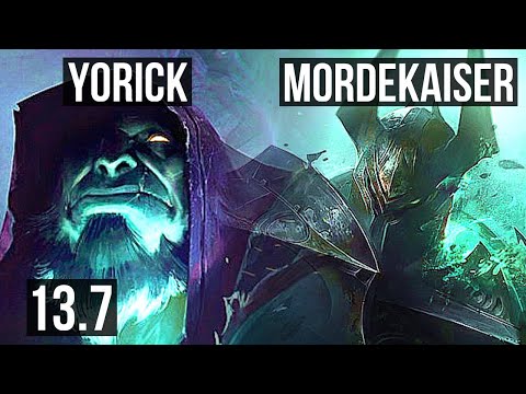 YORICK vs MORDE (TOP) | 5/0/0 | KR Master | 13.7