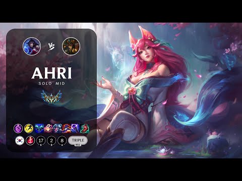 Ahri Mid vs Cassiopeia - KR Challenger Patch 13.8