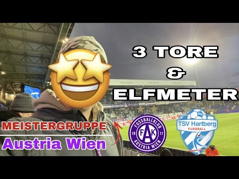 Der SIEG🏅| Richtung MEISTERGRUPPE 🏆| Austria Wien vs TSV Hartberg Stadionvlog🏟️ #15