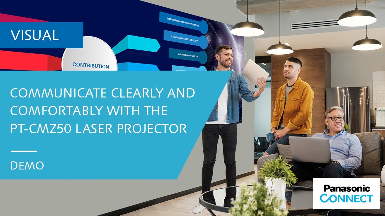 Communicate Clearly and Comfortably with the PT-CMZ50 Laser Projector