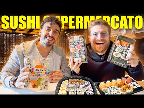 SUSHI ESSELUNGA vs SUSHI CARREFOUR vs SUSHI LIDL - QUAL È IL SUSHI MIGLIORE DEL SUPERMERCATO?